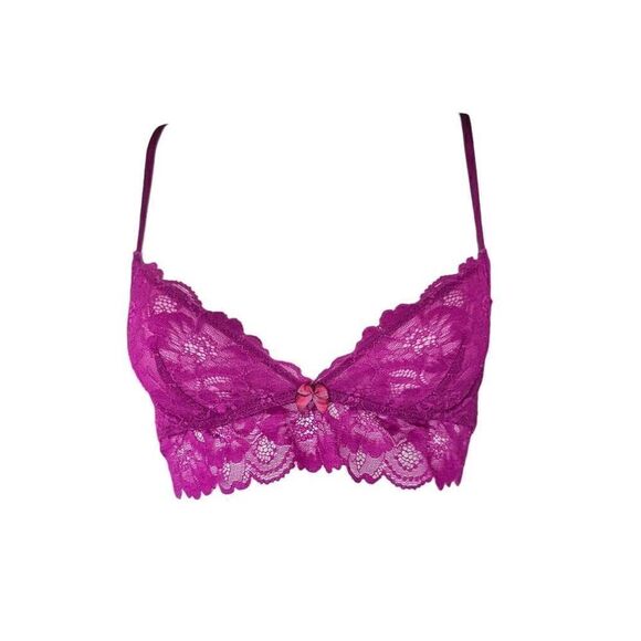 y2k lace bow bralette - Picture 1 of 3